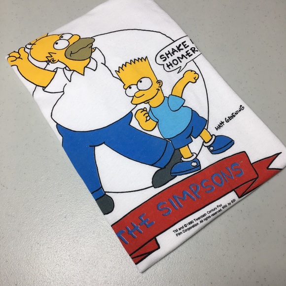 Vintage Other - Vintage 90’s Simpson’s Graphic Tee Shirt 1990